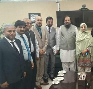 Represented Eastern Medicine at the joint meeting of Ministry of FE&PF, Ministry of  NHSR&C and NCT at Ministerial office of H.E. Saira Afzal Tarar