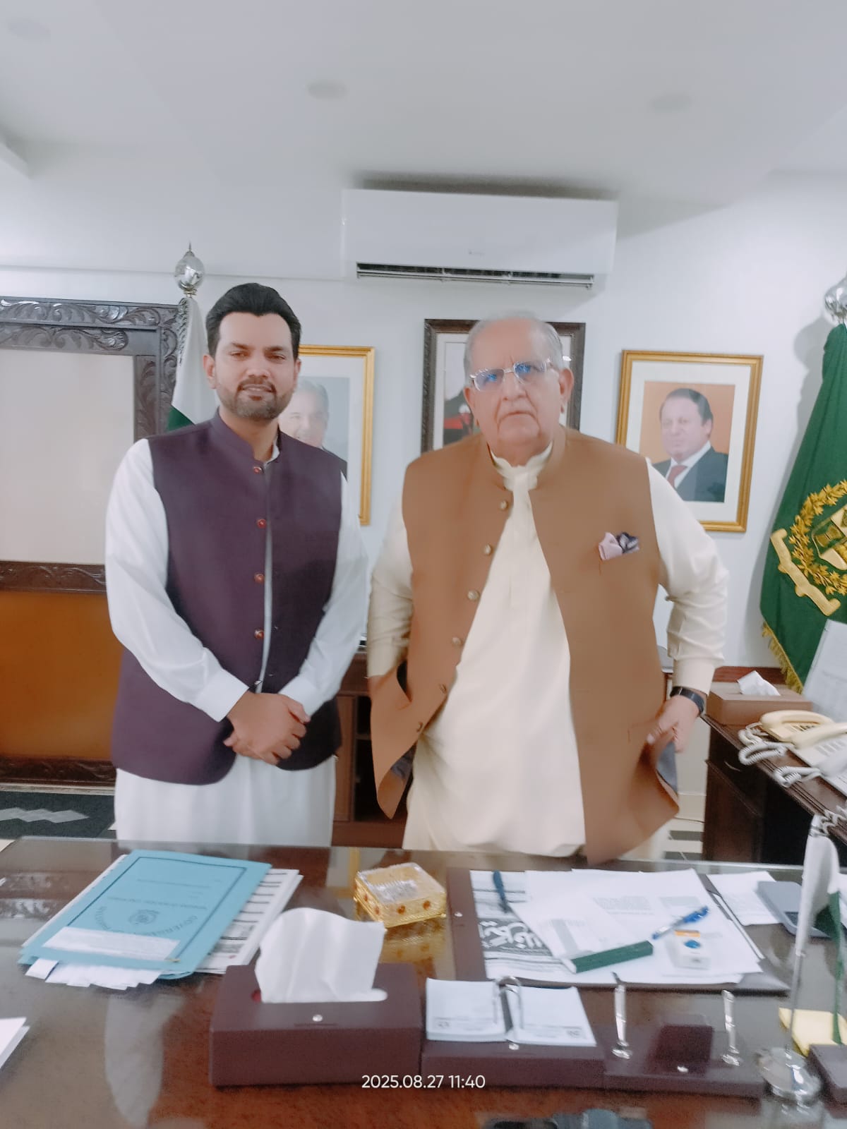 Represented BEMS/ Eastern Medicine in a meeting with His Excellency Federal Minister Mian Riaz Hussain Pirzada  at Federal Secretariate Islamabad